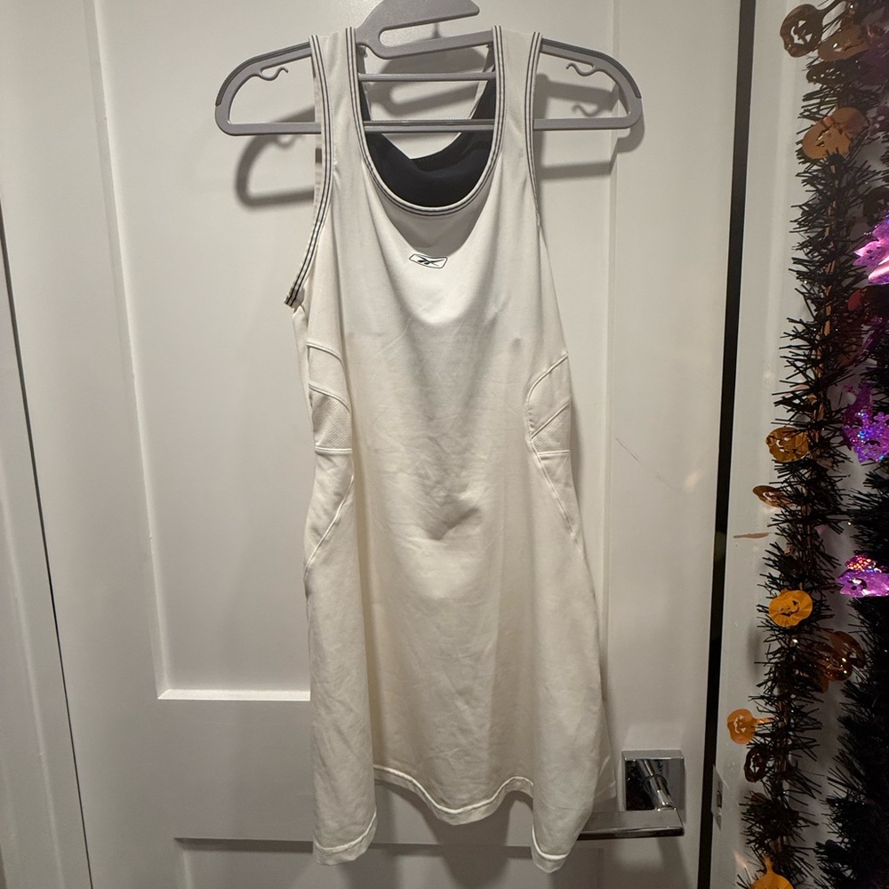 Reebok White Sleeveless Dress